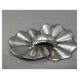 Vintage Monet sterling silver brooch
