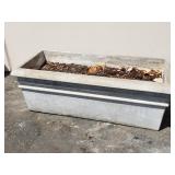Henri Studio inc. cement rectangular planter
