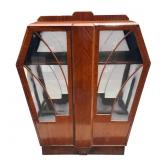 Antique Art Deco display cabinet