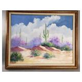 Signed oil painting on canvas