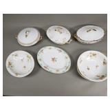 Group of porcelain and ceramic soup tureen,
