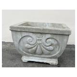 Vintage concrete planter