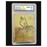 1996 Fleer Kobe Bryant 23kt gold grade 10