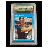 1987 Fleer Update Mark McGuire rookie card grade