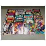 20 vintage Marvel and DC comics