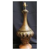 Vintage plaster table lamp