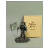 The Franklin Mint "The Astronaut" pewter sculpture