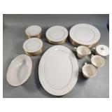 Group of Lenox China plates, cups, etc