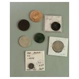 Russian coins, Poland, Thomas Jefferson
