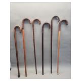 Bundle of vintage canes