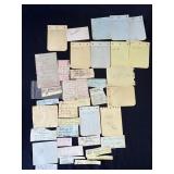 Lot of vintage baseball autographs