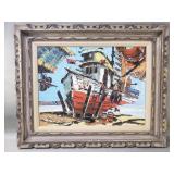 Signed oil on canvas marked Paul Blaine Henrie,