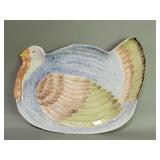 Fitz and Floyd ceramic turkey platter