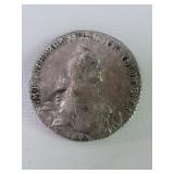 1764 Russian silver coin