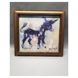 De Grazia El Burrito original signed print 1978