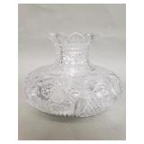 Vintage cut crystal vase