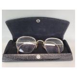 Vintage Bausch & Lomb glasses with 12k. gold