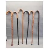 Bundle of vintage canes