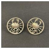 Sterling silver earrings