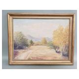 Signed Sidney L. Brock oil on board