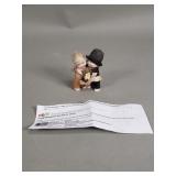 Antique bisque googly eye bride and groom dolls