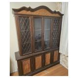 OFFSITE Vintage Asian-style carved wood hutch