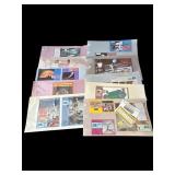 18 sheets of First Day Issue stamps
