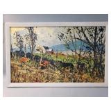 Paul Blaine Henrie signed painting oil on panel