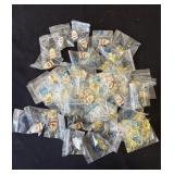 Lot of 50 figure skating pins