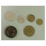 Group of Russian coins