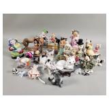 Group of porcelain and ceramic knickknacks