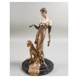 Franklin Mint House of Erte "Ocelot" porcelain