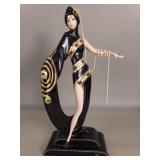 Franklin Mint House of Erte "Pearls & Emeralds"