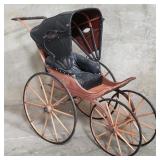Antique baby pram buggy carriage