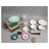 Box of miscellaneous Capodimonte floral
