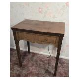 Vintage sewing machine table with Emdeko sewing