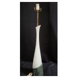 Mid-century modern Italian alabaster table lamp