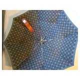 Vintage Versace Medusa wood handle umbrella
