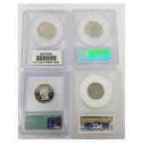 Graded quarters and a nickel