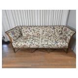 OFFSITE Vintage carved wood sofa with crewelwork