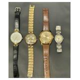 Group of working vintage and prop watches