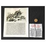U.S. Army 65th Infantry Regiment collar brass