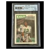 Randall Cunningham graded 10 rookie card