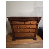 OFFSITE Antique Empire-style mahogany chest of