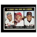 1967 Topps National League home run leaders.