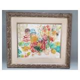 Signed Impressionist style painting