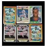 Lot of 6 1990 Frank Thomas rookie cards