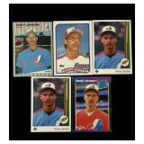 Lot of 5 1989 Randy Johnson rookie cards