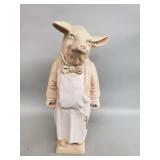Composite pig sculpture