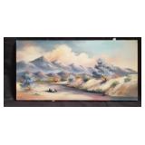 Signed oil painting on canvas